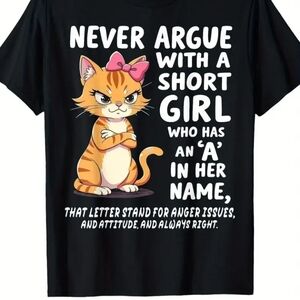 BUY IT NOW Black Size Med with Cat Graphic